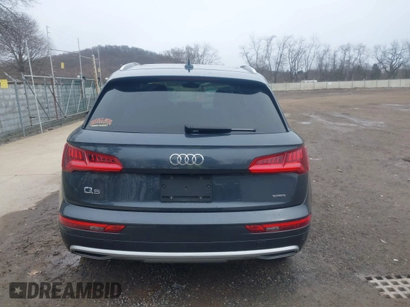 2020 Audi Q5 Premium Plus with VIN WA1BNAFY5L2010054, listed as a IAAI auction lot 41738526 with 83,152 mi miles. Bid and sale history available at carsss.com. Image 16.
