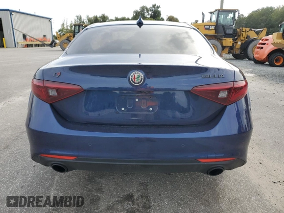 2020 Alfa Romeo Giulia Ti with VIN ZARFANBN5L7634712, listed as a Copart auction lot 73278784 with 0 mi miles and Salvage Title. Bid and sale history available at carsss.com. Image 6.