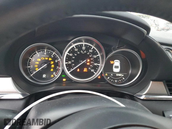 2020 Mazda 6 Grand Touring with VIN JM1GL1TY3L1513321, listed as a Copart auction lot 86398054 with 57,407 mi miles and Salvage Title. Bid and sale history available at DreamBid. Image 9.