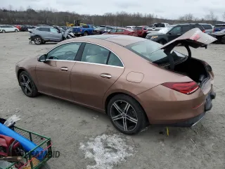 2021 Mercedes-Benz CLA with VIN W1K5J4HB6MN224663, listed as a Copart auction lot 45504085 with 26,663 mi miles and Salvage Title. Bid and sale history available at carsss.com. Image 2.
