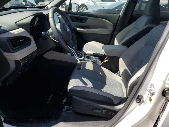 2025 Subaru Forester Premium with VIN JF2SLDBCXSH522476, listed as a Copart auction lot 57898805 with 1,999 mi miles and Salvage title. Bid and sale history available at DreamBid. Image 7.
