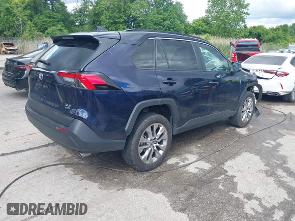2023 Toyota RAV4 XLE Premium with VIN 2T3A1RFVXPW389812, listed as a IAAI auction lot 42330150 with 43,821 mi miles and . Bid and sale history available at DreamBid. Image 4.