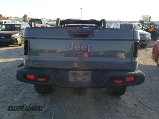 2021 Jeep Gladiator Rubicon z VIN 1C6JJTBMXML503128, wystawiony jako Copart lot #42813725 z przebiegiem Nie podano mil oraz Szkoda całkowita • Salvage title. Historia ofert i sprzedaży dostępna na DreamBid. Obrazek 6.
