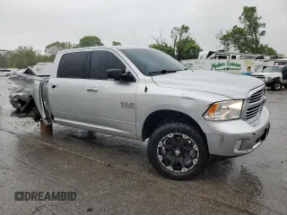 2014 Ram 1500 Big Horn with VIN 1C6RR7LG9ES145278, listed as a Copart auction lot 55737285 with 133,773 mi miles and Salvage title. Bid and sale history available at DreamBid. Image 4.