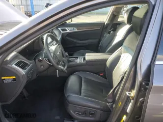 2015 Hyundai Genesis 5.0L with VIN KMHGN4JF0FU072937, listed as a Copart auction lot 47701725 with 57,081 mi miles and Salvage Title. Bid and sale history available at carsss.com. Image 7.