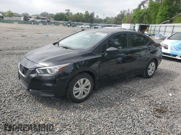 2021 Nissan Versa S with VIN 3N1CN8DV0ML896170, listed as a Copart auction lot 50407675 with 49,705 mi miles and Non Repairable. Bid and sale history available at carsss.com. Image 1.