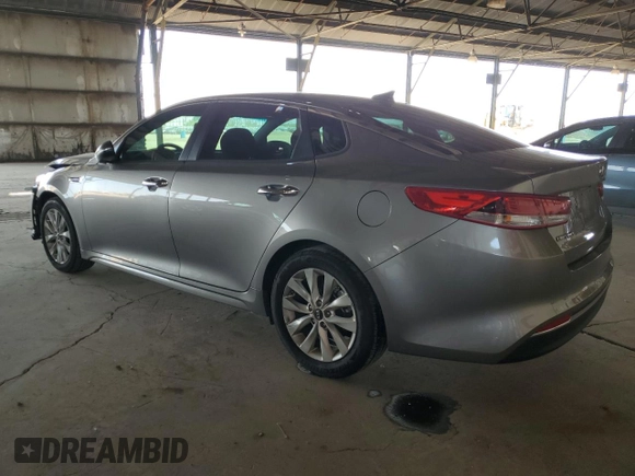 2018 Kia Optima S with VIN 5XXGT4L35JG274636, listed as a Copart auction lot 64849835 with 97,556 mi miles and Clean title. Bid and sale history available at DreamBid. Image 2.