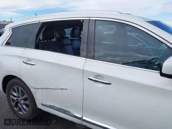 2015 Infiniti QX60 with VIN 5N1AL0MN4FC530895, listed as a IAAI auction lot 41410685 with 89,927 mi miles. Bid and sale history available at carsss.com. Image 19.