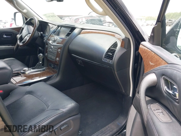 2017 Infiniti QX80 Signature Edition with VIN JN8AZ2NE9H9152154, listed as a IAAI auction lot 42457572 with 108,080 mi miles and . Bid and sale history available at DreamBid. Image 5.