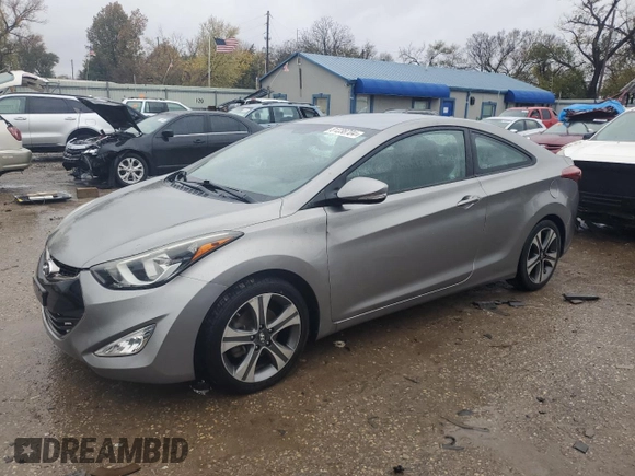 2014 Hyundai Elantra Coupe with VIN KMHDH6AH0EU028300, listed as a Copart auction lot 81238704 with 50,307 mi miles and Clean Title. Bid and sale history available at carsss.com. Image 1.