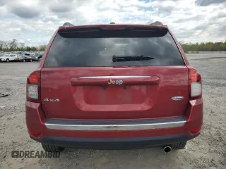 2017 Jeep Compass High Altitude with VIN 1C4NJDEBXHD128299, listed as a Copart auction lot 52846095 with 64,395 mi miles and Salvage Title. Bid and sale history available at DreamBid. Image 6.