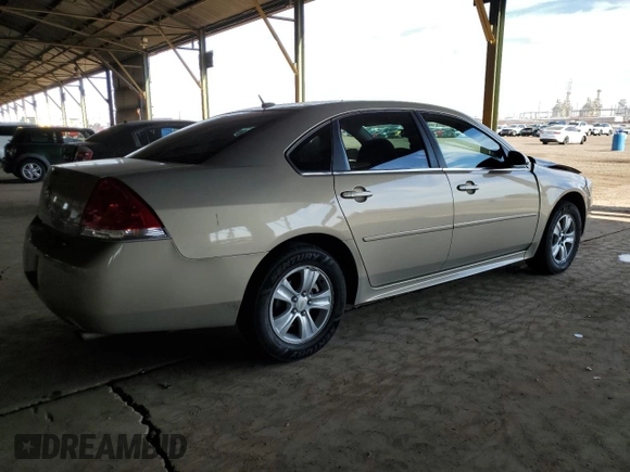 2012 Chevrolet Impala LS Retail with VIN 2G1WA5E30C1258494, listed as a Copart auction lot 82051514 with 128,508 mi miles and Salvage Title. Bid and sale history available at DreamBid. Image 3.