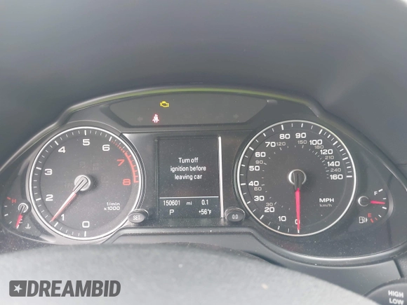 2015 Audi Q5 Premium with VIN WA1CFAFPXFA003961, listed as a IAAI auction lot 42061872 with 150,601 mi miles. Bid and sale history available at carsss.com. Image 7.