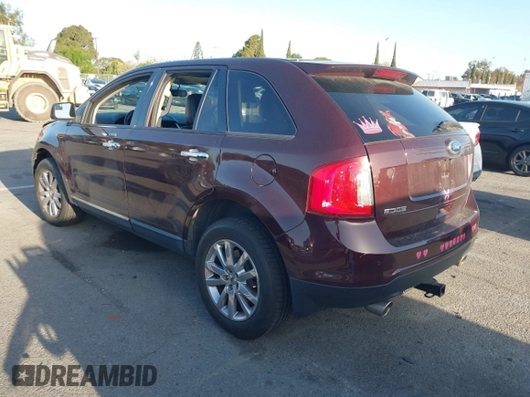 2011 Ford Edge SEL with VIN 2FMDK3JC7BBA71098, listed as a IAAI auction lot 41937556 with 152,792 mi miles. Bid and sale history available at carsss.com. Image 3.