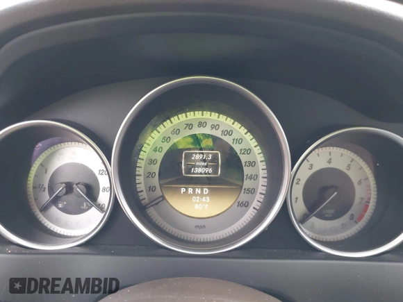 2012 Mercedes-Benz C 250 Sport with VIN WDDGF4HB8CR201306, listed as a IAAI auction lot 42266166 with 138,096 mi miles and . Bid and sale history available at DreamBid. Image 7.