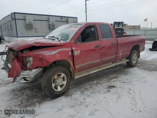 2007 Dodge Ram 2500 Laramie with VIN 1D7KS28A47J595909, listed as a Copart auction lot 83855354 with 177,167 mi miles and Salvage Title. Bid and sale history available at carsss.com. Image 1.