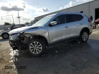 2017 Nissan Rogue S with VIN KNMAT2MT3HP551702, listed as a Copart auction lot 54748415 with 104,122 mi miles and Salvage Title. Bid and sale history available at carsss.com. Image 1.