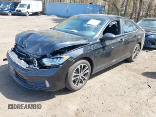 2024 Volkswagen Jetta Sport with VIN 3VWBM7BU6RM011808, listed as a IAAI auction lot 42082762 with 4,656 mi miles and . Bid and sale history available at DreamBid. Image 17.