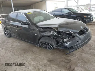2010 BMW 5 Series 528i with VIN WBANU5C56AC126505, listed as a IAAI auction lot 42072076 with Not Provided miles and . Bid and sale history available at carsss.com. Image 1.