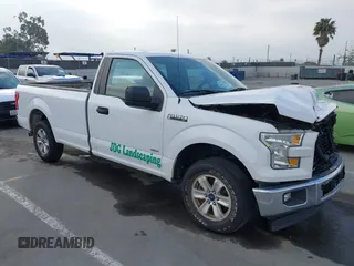 2017 Ford F-150 XL with VIN 1FTMF1CP6HKD94991, listed as a IAAI auction lot 42096402 with 104,966 mi miles. Bid and sale history available at carsss.com. Image 1.