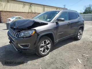 2021 Jeep Compass Limited z VIN 3C4NJDCB7MT594652, wystawiony jako Copart lot #55201025 z przebiegiem 79 474 mil mil oraz Szkoda całkowita • Salvage title. Historia ofert i sprzedaży dostępna na DreamBid. Obrazek 1.
