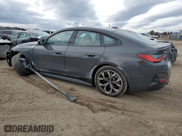 2022 BMW i4 eDrive40 z VIN WBY73AW08NFM60741, wystawiony jako Copart lot #43797635 z przebiegiem 24 051 mil mil oraz Szkoda całkowita • Salvage title. Historia ofert i sprzedaży dostępna na DreamBid. Obrazek 2.