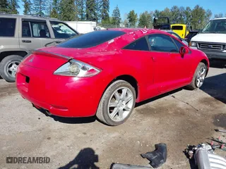 2006 Mitsubishi Eclipse GT with VIN 4A3AK34T36E033796, listed as a IAAI auction lot 41432132 with 1 mi miles. Bid and sale history available at carsss.com. Image 4.