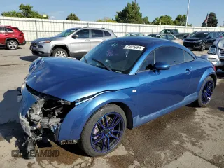 2003 Audi TT with VIN TRUSC28N931008534, listed as a Copart auction lot 71025664 with 147,681 mi miles and Salvage Title. Bid and sale history available at carsss.com. Image 1.