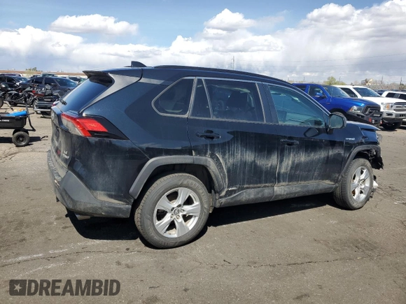 2021 Toyota RAV4 Hybrid LE with VIN 4T3L6RFV5MU006056, listed as a Copart auction lot 51797665 with 81,169 mi miles and Salvage Title. Bid and sale history available at carsss.com. Image 3.