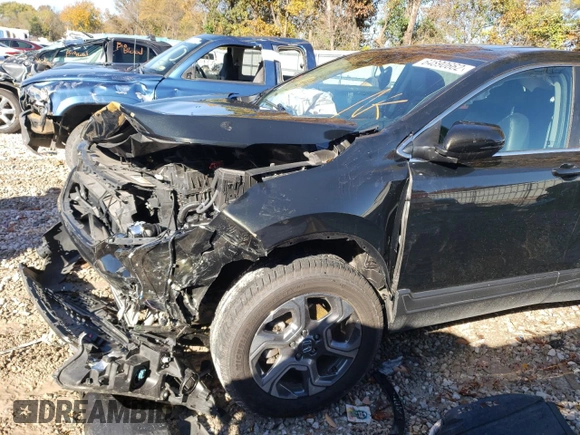 2017 Honda CR-V EX-L with VIN 5J6RW2H82HL018077, listed as a Copart auction lot 64890662 with 59,372 mi miles. Bid and sale history available at carsss.com. Image 9.