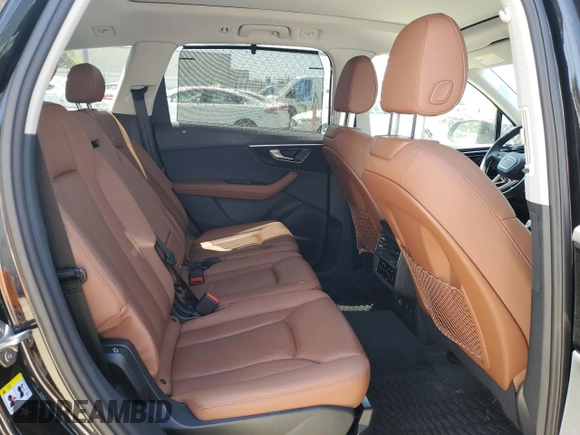 2023 Audi Q7 Premium Plus with VIN WA1LCBF74PD015442, listed as a Copart auction lot 57812485 with 25,117 mi miles and Salvage title. Bid and sale history available at DreamBid. Image 11.