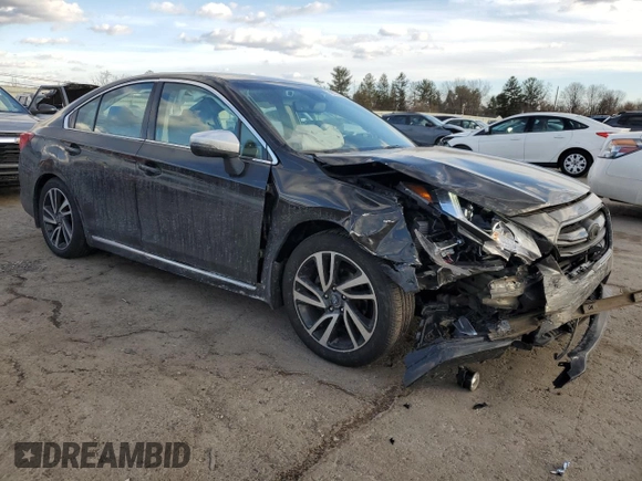2019 Subaru Legacy Sport with VIN 4S3BNAR6XK3036514, listed as a Copart auction lot 42923285 with 40,612 mi miles and Salvage Title. Bid and sale history available at carsss.com. Image 4.