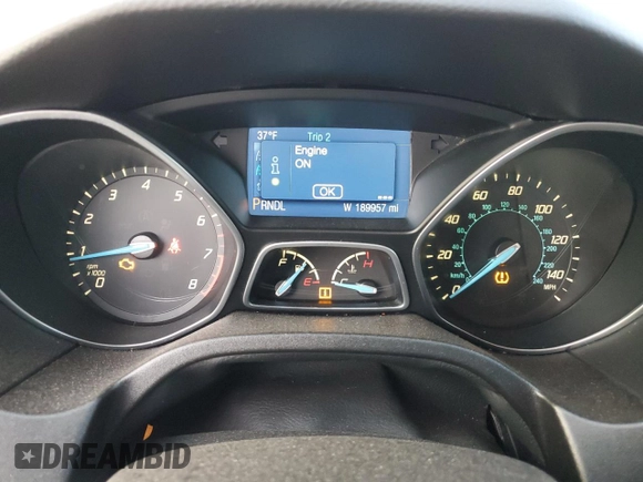 2015 Ford Focus SE with VIN 1FADP3F2XFL295838, listed as a Copart auction lot 50326535 with 189,957 mi miles and Salvage Title. Bid and sale history available at carsss.com. Image 9.