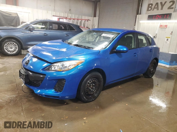2012 Mazda Mazda3 i Touring with VIN JM1BL1L71C1523704, listed as a Copart auction lot 51067015 with 155,222 mi miles and Salvage Title. Bid and sale history available at carsss.com. Image 1.
