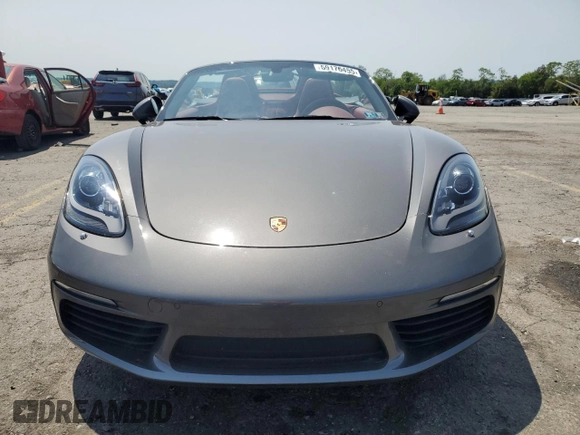 2023 Porsche Boxster with VIN WP0CA2A8XPS205012, listed as a Copart auction lot 59176455 with Not provided miles and Salvage title. Bid and sale history available at DreamBid. Image 5.
