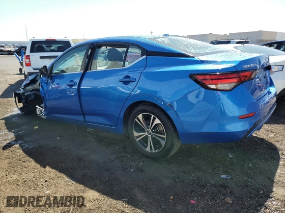 2021 Nissan Sentra SV with VIN 3N1AB8CV8MY297442, listed as a Copart auction lot 52731655 with 59,060 mi miles and Non Repairable. Bid and sale history available at DreamBid. Image 2.