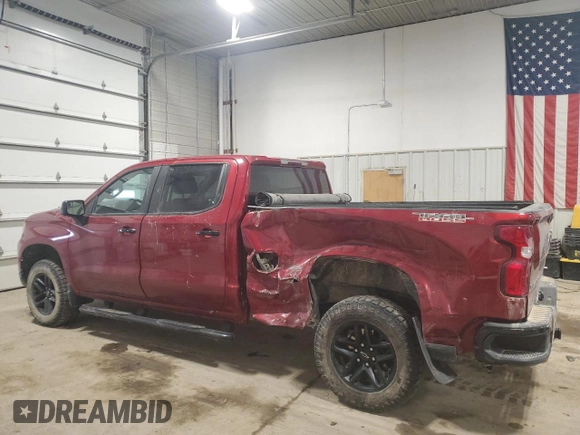 2022 Chevrolet Silverado 1500 LT Trail Boss with VIN 3GCUDFELXNG604797, listed as a Copart auction lot 87466664 with 36,182 mi miles and Salvage Title. Bid and sale history available at DreamBid. Image 2.