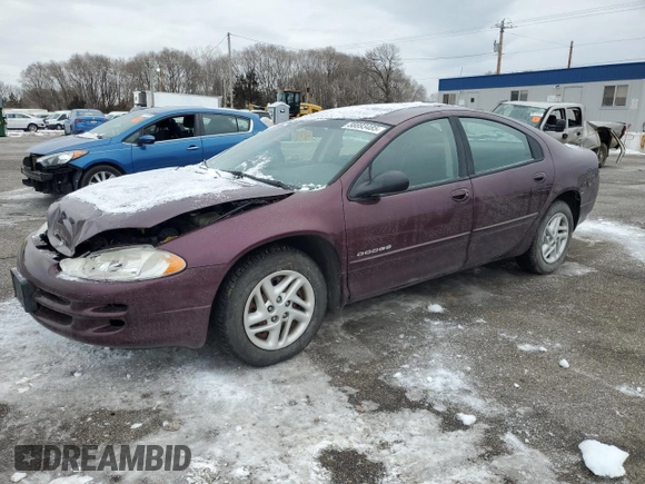 1998 Dodge Intrepid SE with VIN 2B3HD46R9WH239640, listed as a Copart auction lot 88893485 with 74,335 mi miles and Salvage Title. Bid and sale history available at carsss.com. Image 1.
