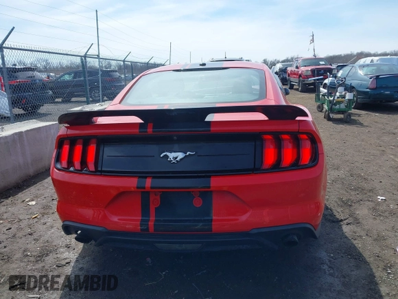 2019 Ford Mustang EcoBoost with VIN 1FA6P8TH6K5197340, listed as a IAAI auction lot 41846843 with 85,272 mi miles and . Bid and sale history available at carsss.com. Image 17.