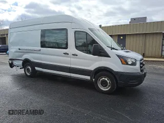 2021 Ford Transit Cargo with VIN 1FTBW3X85MKA60788, listed as a Copart auction lot 48044345 with 66,533 mi miles and Salvage Title. Bid and sale history available at carsss.com. Image 4.