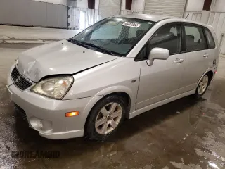2005 Suzuki Aerio SX with VIN JS2RC61H555300879, listed as a Copart auction lot 80481084 with 129,196 mi miles and Salvage Title. Bid and sale history available at DreamBid. Image 1.