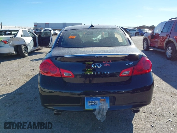 2015 Infiniti Q40 with VIN JN1CV6AR1FM650961, listed as a IAAI auction lot 41256986 with 1 mi miles. Bid and sale history available at carsss.com. Image 16.