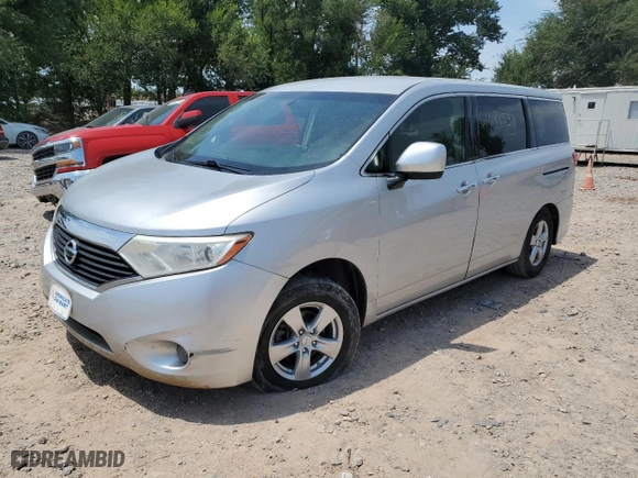 2015 Nissan Quest S with VIN JN8AE2KP4F9134370, listed as a Copart auction lot 61681533 with 161,052 mi miles. Bid and sale history available at carsss.com. Image 1.