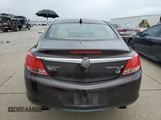 2011 Buick Regal CXL Turbo TO3 with VIN W04GX5GV3B1050715, listed as a Copart auction lot 46130405 with 127,071 mi miles and Salvage Title. Bid and sale history available at carsss.com. Image 6.