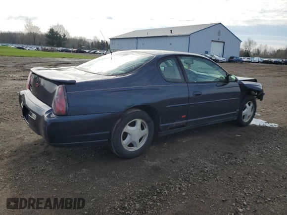 2001 Chevrolet Monte Carlo SS with VIN 2G1WX15K919161470, listed as a Copart auction lot 52084045 with 170,678 mi miles and Salvage Title. Bid and sale history available at carsss.com. Image 3.