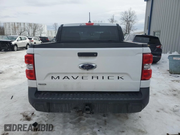 2024 Ford Maverick XL with VIN 3FTTW8A35RRA37075, listed as a Copart auction lot 46917235 with 21,664 mi miles and Salvage Title. Bid and sale history available at DreamBid. Image 6.