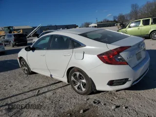 2020 Honda Civic Sedan LX with VIN 19XFC2F62LE004930, listed as a Copart auction lot 46882895 with 136,605 mi miles and Salvage Title. Bid and sale history available at carsss.com. Image 2.