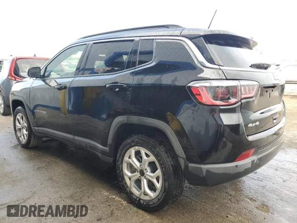 2025 Jeep Compass Latitude с VIN 3C4NJDBN1ST547206, выставлен на аукционе Copart как лот 55503235 с пробегом 5 454 миль миль и Чистый • Clean title. История ставок и продаж доступна на DreamBid. Изображение 2.