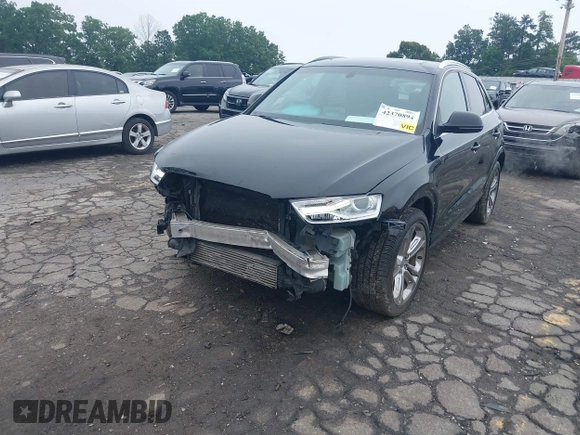 2017 Audi Q3 Premium Plus with VIN WA1JCCFS9HR010792, listed as a IAAI auction lot 42370894 with 99,034 mi miles and . Bid and sale history available at DreamBid. Image 17.