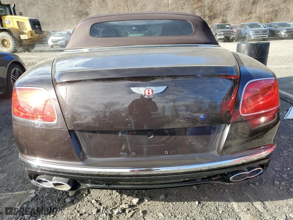 2016 Bentley Continental GT V8 S with VIN SCBGH3ZA8GC056834, listed as a Copart auction lot 87885395 with 15,134 mi miles and Salvage Title. Bid and sale history available at carsss.com. Image 6.